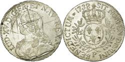 World Coins - Coin, France, Louis XV, Écu aux branches d'olivier, Ecu, 1738, Dijon