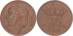 World Coins - Coin, Belgium, 50 Centimes, 1955