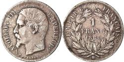 World Coins - Coin, France, Napoleon III, Napoléon III, Franc, 1860, Strasbourg,