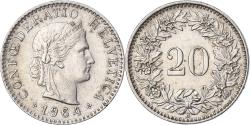 World Coins - Coin, Switzerland, 20 Rappen, 1964