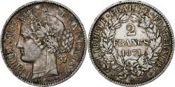 World Coins - Coin, France, Cérès, 2 Francs, 1871, Paris, , Silver, KM:817.1
