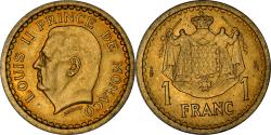 World Coins - Coin, Monaco, Franc, 1943, Poissy, , Cupro-Aluminium, Gadoury:MC 132