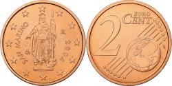 World Coins - San Marino, 2 Euro Cent, 2004, Rome, Copper Plated Steel,