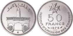 World Coins - Coin, Comoros, 50 Francs, 1975, Monnaie de Paris, ESSAI, , Nickel