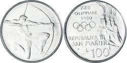 World Coins - Coin, San Marino, 100 Lire, 1980