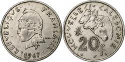 World Coins - New Caledonia, 20 Francs, 1967, Paris, Nickel, , KM:6