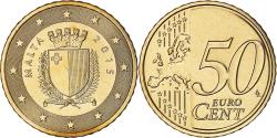 World Coins - Malta, 50 Euro Cent, 2015, BU, , Nordic gold, KM:130