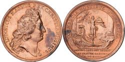 World Coins - France, Medal, Louis XIV, Défaite de la Flotte anglaise près de Gibraltar