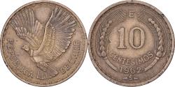 World Coins - Chile, 10 Centesimos, 1962, Santiago, Aluminum-Bronze, , KM:191