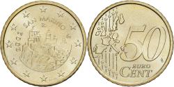 World Coins - San Marino, 50 Centimes, 2002, Rome, Nordic gold, , KM:445