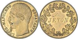World Coins - France, Token, Louis-Napoléon Bonaparte, Jeton de Jeu, Lauer, , Brass