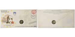 World Coins - Slovenia, 2 Euro, 2011, Enveloppe philatélique numismatique,