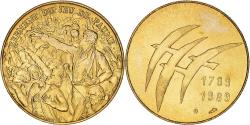 World Coins - France, Medal, Révolution Française, Serment du Jeu de Paume, History, 1989