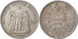 World Coins - Coin, France, Hercule, 5 Francs, 1876, Bordeaux, , Silver, KM:820.2