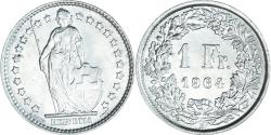 World Coins - Coin, Switzerland, Franc, 1964, Bern, , Silver, KM:24