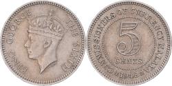 World Coins - Coin, MALAYA, 5 Cents, 1948