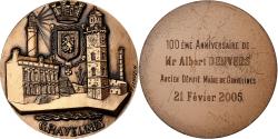 World Coins - France, Medal, 100 Ans, Albert Denvers, Ancien Député Maire de Gravelines