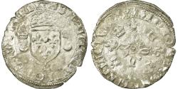 World Coins - Coin, France, Douzain aux croissants, 1553, Rouen, , Billon