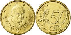 World Coins - VATICAN CITY, 50 Euro Cent, 2008, , Brass, KM:387