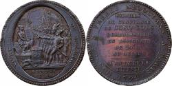 World Coins - France, Monneron de 5 Sols, 1792, Birmingham, Bronze,