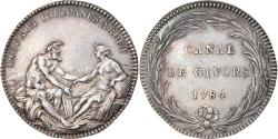 World Coins - France, Token, Royal, Canaux et Transports fluviaux, Canal de Givors, 1784