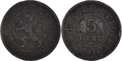 World Coins - Coin, Belgium, 5 Centimes, 1916, , Zinc, KM:80