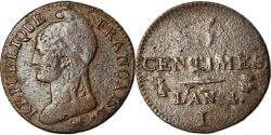 World Coins - Coin, France, Dupré, 5 Centimes, AN 4, Limoges, , Bronze, KM:635.2