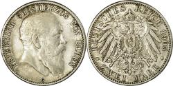 World Coins - Coin, German States, BADEN, Friedrich I, 2 Mark, 1905, Stuttgart,