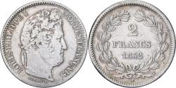 World Coins - France, Louis Philippe I, 2 Francs, 1832, Nantes, Silver,