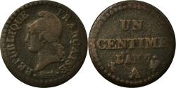 World Coins - Coin, France, Dupré, Centime, AN 7, Paris, , Bronze, KM:646