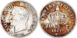 World Coins - Coin, France, Napoleon III, Napoléon III, 20 Centimes, 1867, Strasbourg