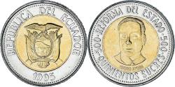 World Coins - Ecuador, 500 Sucres, 1995