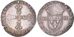 World Coins - Coin, France, Henri IV, 1/4 Ecu, 1602, Toulouse, , Silver, Gadoury:597