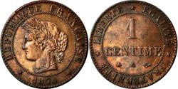 World Coins - Coin, France, Cérès, Centime, 1874, Paris, , Bronze, KM:826.1