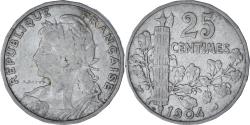 World Coins - France, Patey, 25 Centimes, 1904, Paris, , Nickel, KM:855, Gadoury:362