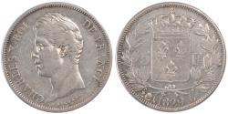 World Coins - Coin, France, Charles X, 5 Francs, 1829, Bayonne, , Silver, KM:728.8