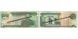 World Coins - Banknote, Dominican Republic, 10 Pesos Oro, 2003, 2003, Specimen, KM:168s3