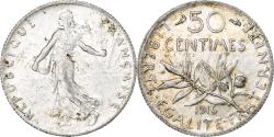 World Coins - France, 50 Centimes, Semeuse, 1916, Paris, Silver, , KM:854