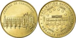 World Coins - France, Token, Touristic token, Chenonceau -  Chateau, Arts & Culture, 2001