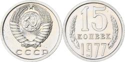 World Coins - Russia, 15 Kopeks, 1977, Saint Petersburg, Copper-Nickel-Zinc, , KM:131