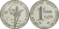 World Coins - Coin, West African States, Franc, 1976, Paris, ESSAI, , Steel, KM:E8