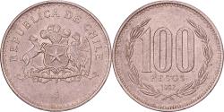 World Coins - Chile, 100 Pesos, 1992, Santiago, Aluminum-Bronze, , KM:226.2