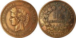 World Coins - Coin, France, Cérès, 10 Centimes, 1887, Paris, , Bronze, KM:815.1