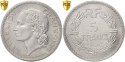 World Coins - Coin, France, Lavrillier, 5 Francs, 1946, Beaumont le Roger, PCGS, MS63,