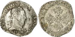 World Coins - Coin, France, Henri III, Franc au Col Plat, 1579, Bordeaux, , Silver