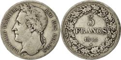 World Coins - Coin, Belgium, Leopold I, 5 Francs, 5 Frank, 1848, , Silver, KM:3.2