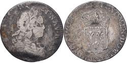 World Coins - France, Louis XV, 1/12 Ecu de France, 1721, Caen, Silver,