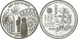 World Coins - France, 6.55957 Francs, Art gothique, 1999, Paris, Proof, Silver,