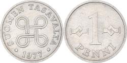 World Coins - Coin, Finland, Penni, 1977, , Aluminum, KM:44a