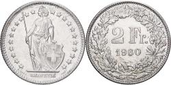 World Coins - Switzerland, 2 Francs, 1960, Bern, Silver, , KM:21